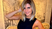 De vacaciones en Brasil, Débora Plager estrenó microbikini ultra shiny atigrada y causó furor