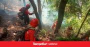Se logró contener sectores del incendio en Epuyén