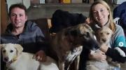 Una pareja de San Rafael busca a sus tres perros que se llevó la crecida del río Atuel