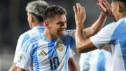 Claudio Echeverri, tras la goleada de la Selección Sub 20 contra Brasil: “Es algo histórico”