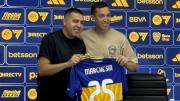 Agustín Marchesín fue presentado en Boca: la piel de “gallina” y la firma de Riquelme