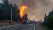 Incendios en el Bolsón: murió un hombre y debieron evacuar a 800 turistas