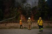 Ya más de 2700 hectáreas afectadas por el incendio en El Bolsón: el viento complica las tareas