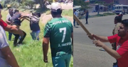 Videos: Episodios de violencia en calles cruceñas en medio del paro con bloqueos que realizan micreros