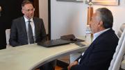 Alfredo Cornejo recibió a un funcionario nacional que responde directamente a Karina Milei