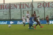 Al ferro no le cobraron un clarísimo penal en el primer tiempo