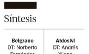 Belgrano se aprovechó de un débil Aldosivi