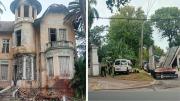 Alarma y desconcierto en Banfield por tareas de desmantelamiento en un edificio histórico