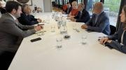 Alfredo Cornejo se reunió con el embajador de Canadá en la previa de la feria de minería PDAC