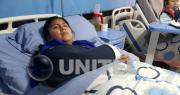 Mujer atacada por tres pitbull denuncia que dueños de los canes no ayudan con los gastos médicos y su deuda asciende a los Bs 18 mil