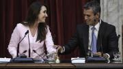 Villarruel y Menem ratificaron que no habrá fotógrafos en el discurso de Milei