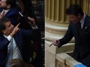 Los videos y las fotos de la agresión de Santiago Caputo a Facundo Manes en el Congreso