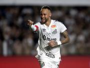 Neymar sigue dibujando obras de arte en el Santos: el golazo de tiro libre frente a Bragantino