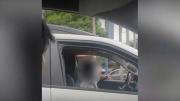 Suspendieron al conductor que chocó a propósito a otro auto 
