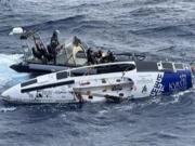 Rescatan a un náufrago que pasó tres días a la deriva en un bote golpeado por un ciclón: Sufrí 30 vuelcos completos