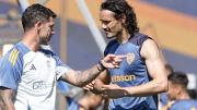 ¿Viaja o no viaja? La decisión de Fernando Gago con Edinson Cavani para la visita de Boca a Central Córdoba