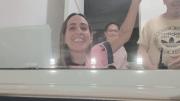 Daniela Gutiérrez fue locutora en Independiente Rivadavia vs Unión en homenaje al Día de la Mujer