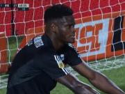 Gimnasia lo busco por todos lados pero el empate de Riestra llegó gracias a un gol en contra de Murillo
