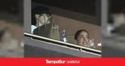 Tini Stoessel fue a ver al Atlético de Madrid de Rodrigo de Paul