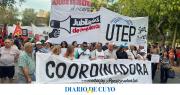 La marcha de los jubilados en San Juan, sin disturbios y con fuertes críticas a Milei