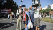 Los jubilados en la primera línea