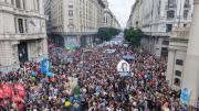 Acto Unificado en Plaza de Mayo: fuertes críticas a Milei