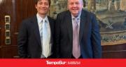 Santiago Caputo recibió a Barry Bennett, estratega de Trump en Casa Rosada