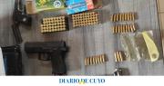 Cayó con 2 armas y 138 proyectiles