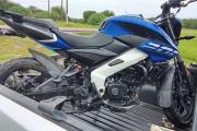 Recuperan en Villa Robles una moto robada en Buenos Aires