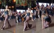 Es más dura: la reacción de Pampita tras el accidente en la pasarela