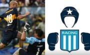Boxeo: un exjugador de Racing volvió al club para un entrenamiento y sorprendió a todos