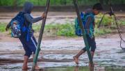 Crecida del Pilcomayo: Rivadavia Banda Sur, bajo el agua