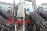 Pudo ser una tragedia: el techo de un negocio cayó y causó severos destrozos