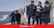 El Chaltén inauguró monumento en homenaje a Veteranos y Caídos en Malvinas