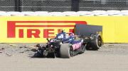 Fórmula 1: la acción en Suzuka arrancó con un palazo de Doohan