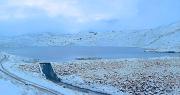 Video: Intensa nevada cubre con un manto blanco la represa de Escalerani, que llegó al 100% luego de ocho años