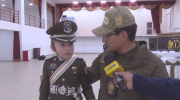 La Policía Boliviana agasajó a los niños en su día