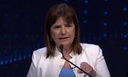 Bullrich afirmó que el fin del cepo se festejó como el penal de Montiel en el Mundial