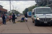 Una mujer fue hospitalizada tras un choque de dos motos en Añatuya