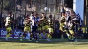 El desahogo de Imanol González tras el empate de Gimnasia y Esgrima en la última jugada ante Brown