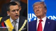 Elecciones en Ecuador: Donald Trump felicitó a Daniel Noboa y aseguró que será “un gran líder”