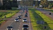 Éxodo por Semana Santa 2025: congestión en la Ruta 2 por un accidente de tránsito