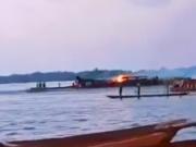 Naufragio trágico en el río Congo: se incendió un barco y murieron 50 personas