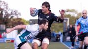 Juan Martín González hizo un try espectacular y Saracens se ilusiona en la Premiership inglesa