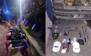 Persecución en City Bell y una banda desarticulada