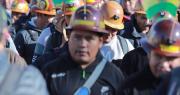 Gobierno convoca al diálogo a los mineros cooperativistas que protestan en La Paz por la crisis y la falta de insumos
