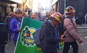 Mineros cooperativistas se movilizan en La Paz con peticiones al Gobierno