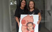 Una reconocida artista platense pintará un mural para homenajear a Kim Gómez
