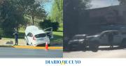 Dos fuertes choques en menos de 100 metros en una zona transitada de Santa Lucía