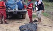 Hallan sin vida al pescador desaparecido en el río de Santa Rosa del Sara